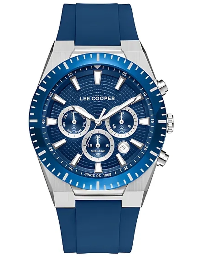 Buy LEE COOPER Men Multi Function Dark Blue Dial Watch - LC08088.399