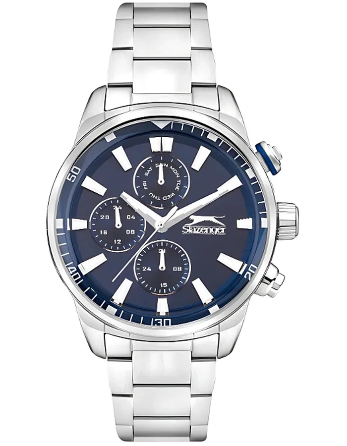Buy Slazenger Men's Multi Function Blue Dial Watch - SL.9.2272.2.02